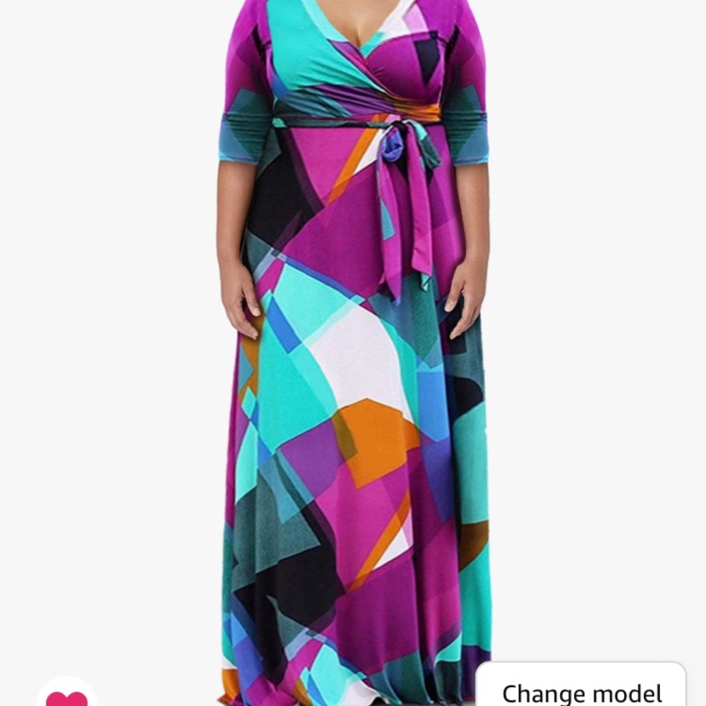 Multicolor Maxi Dress